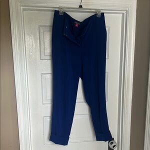 Vince Camuto Cropped Royal Blue Women's Pants